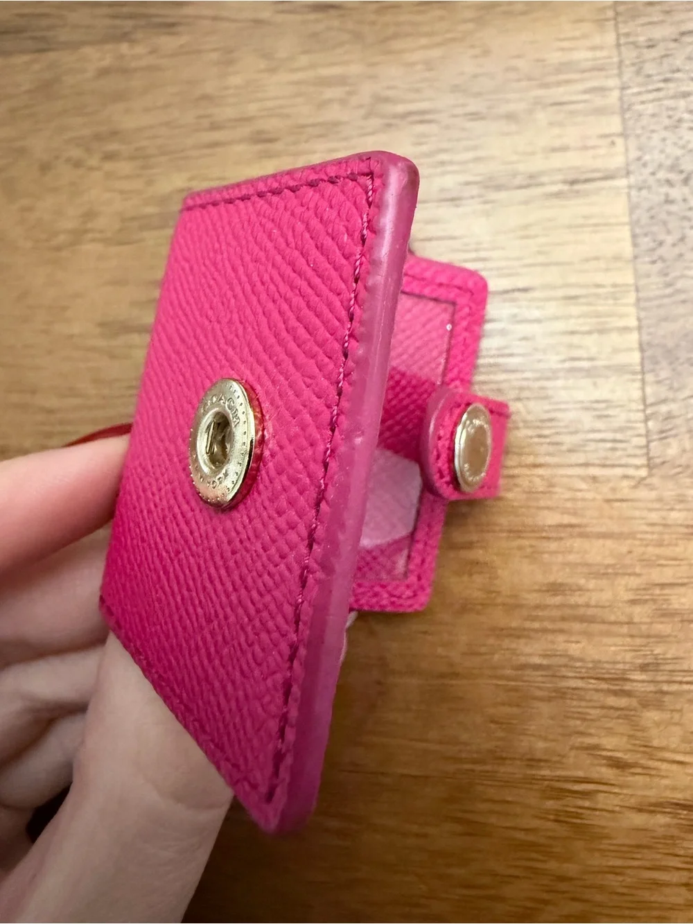 Vintage Coach Photo Holder Keychain